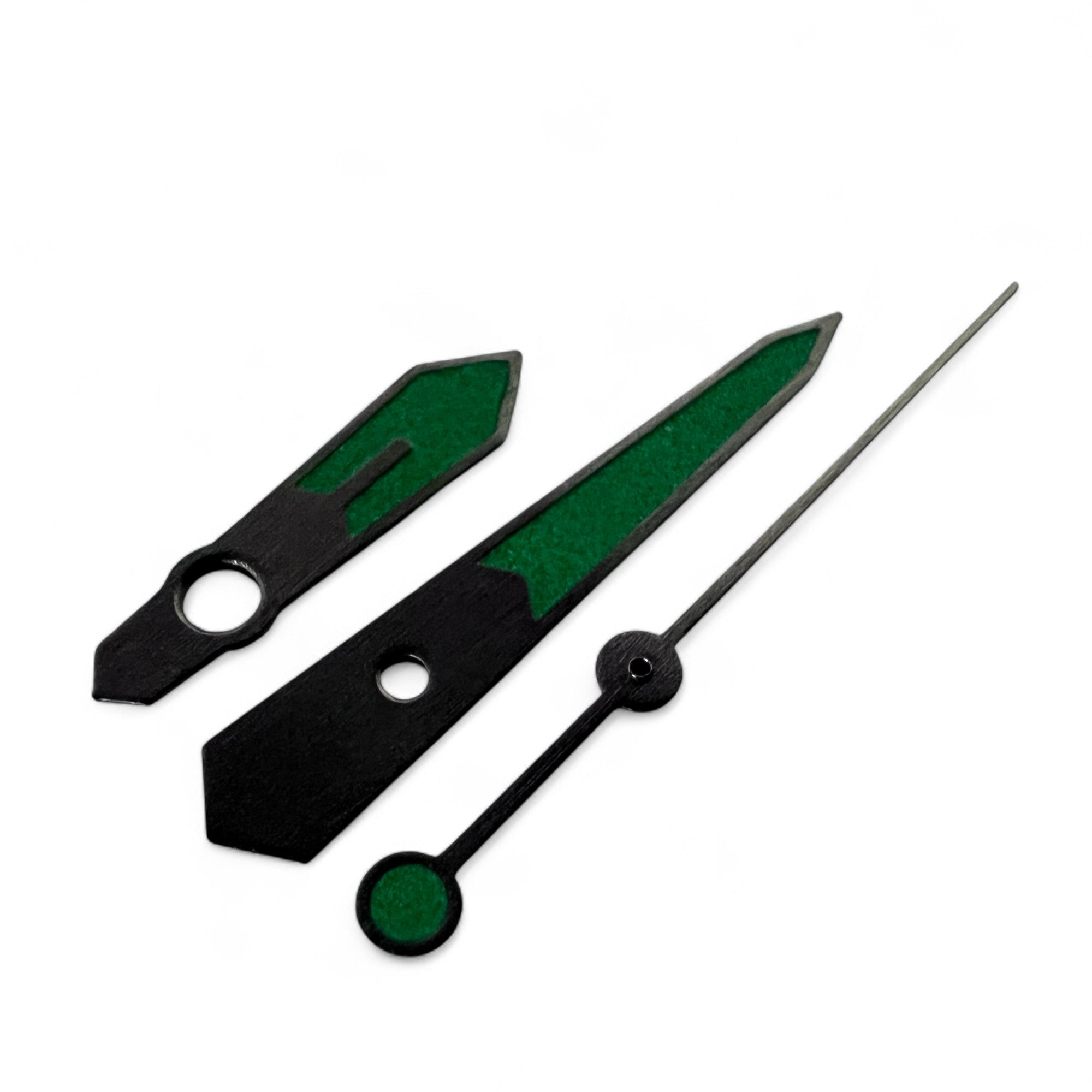 MM1000: Gunmetal Brushed Hands w/ Black Lume