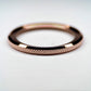 Knurled Bezel: Polished Rose Gold