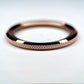 Knurled Bezel: Polished Rose Gold