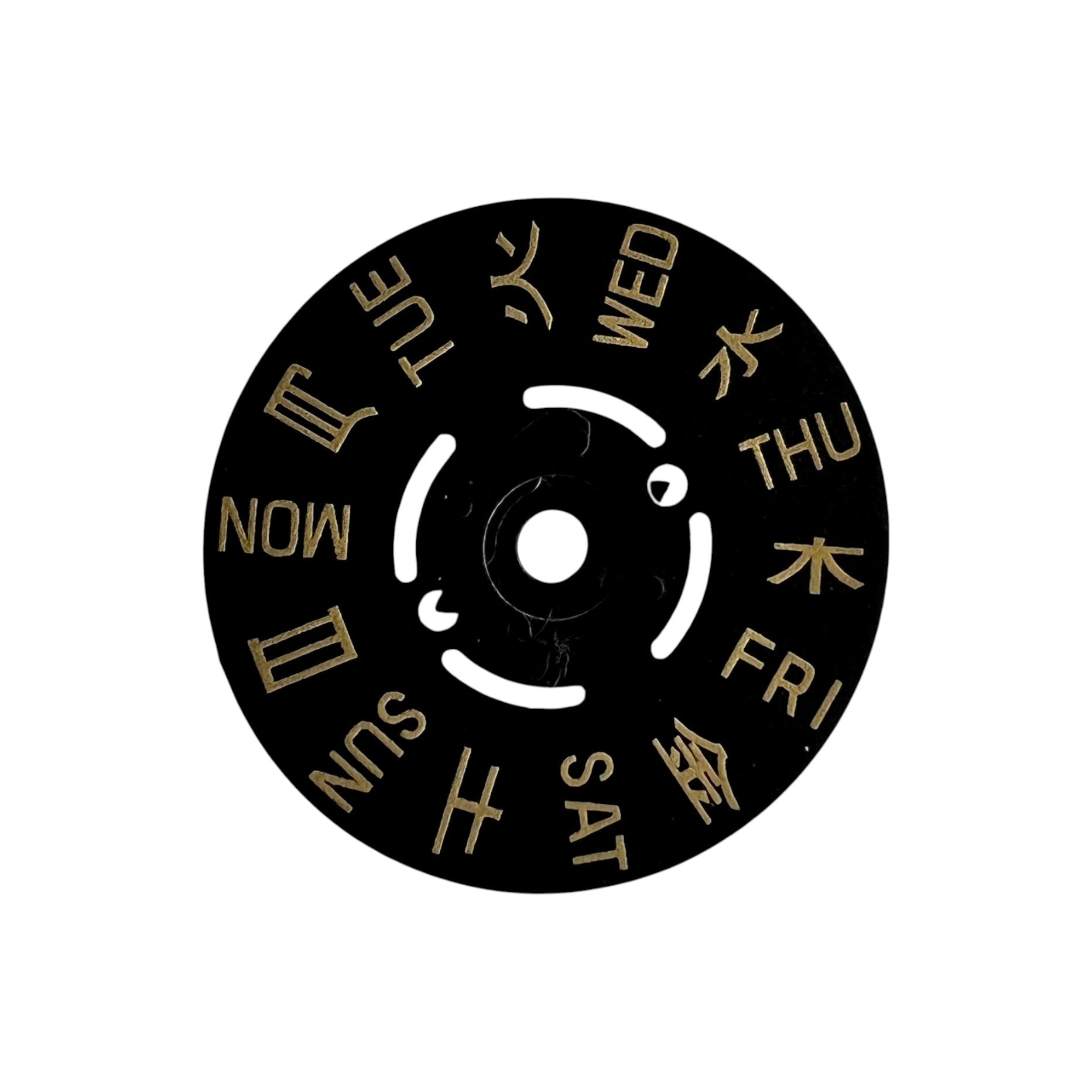 Black Kanji Gold Day: 3:00 & 3.80