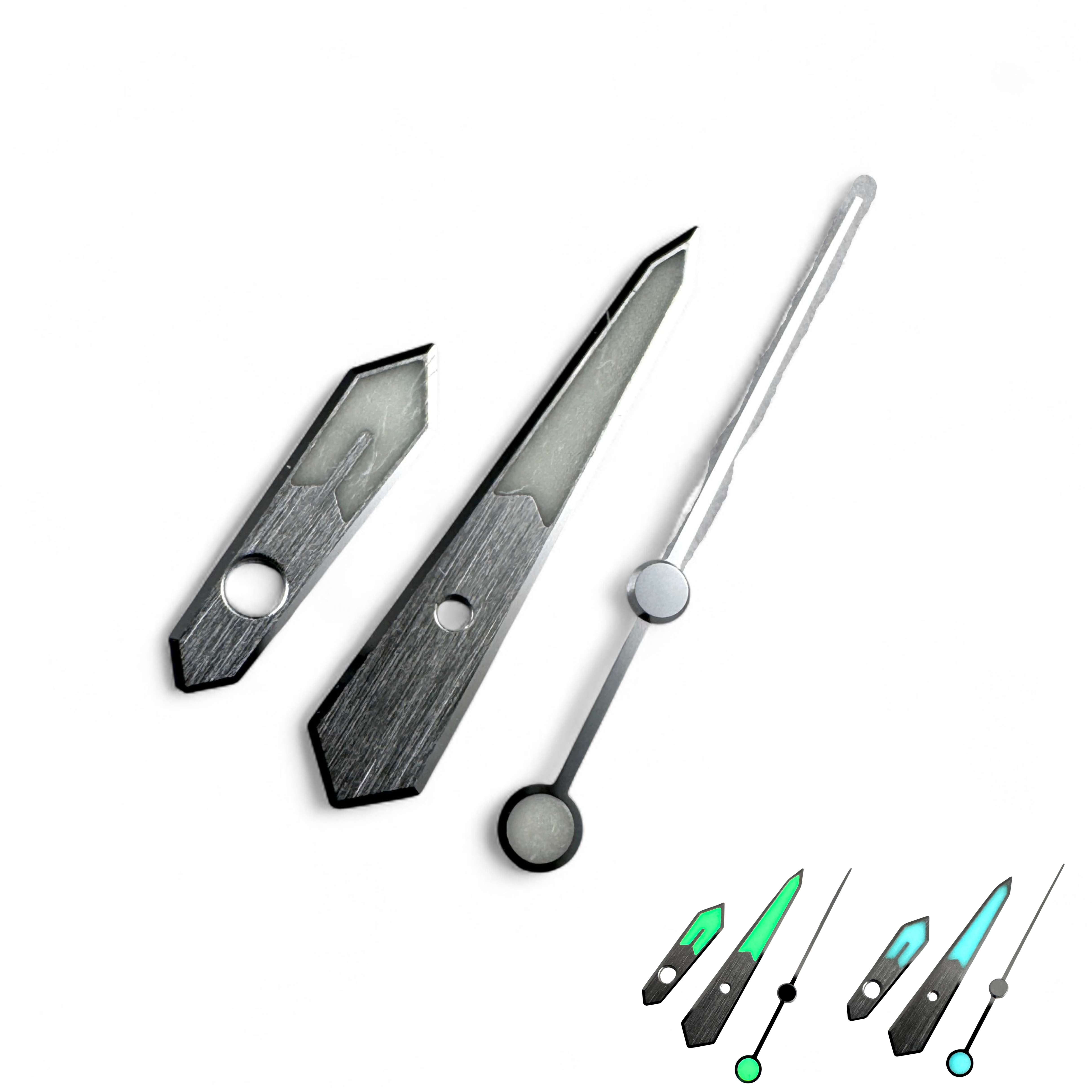 MM1000: Brushed Silver Hands