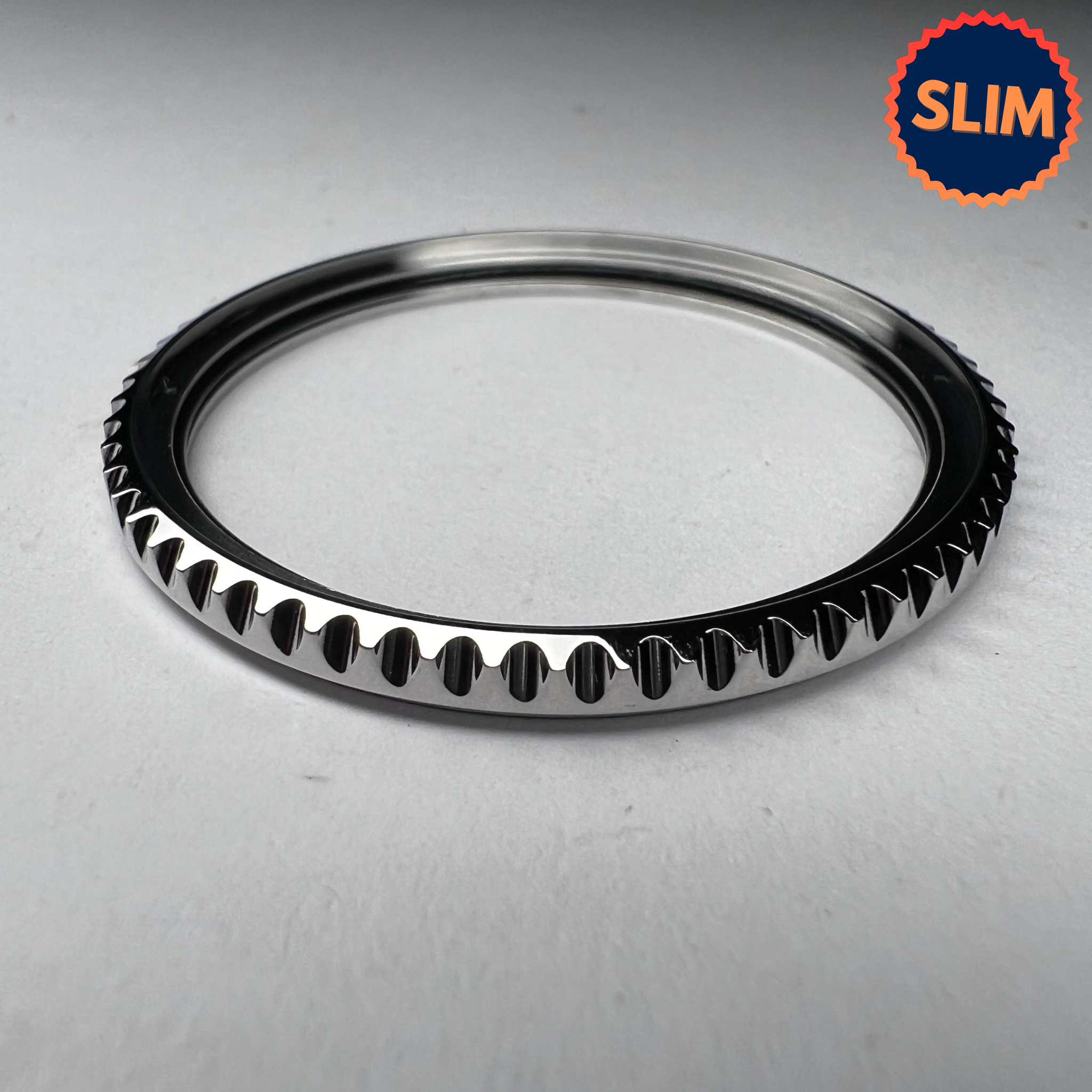 "Slim" Sub Bezel: Polished Silver