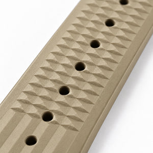 Khaki Waffle: FKM Rubber Strap — texture studio photo