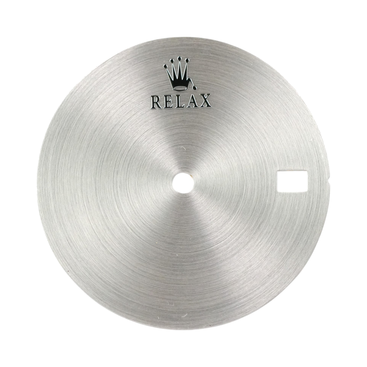 Relax Date: Brushed Silver Radial