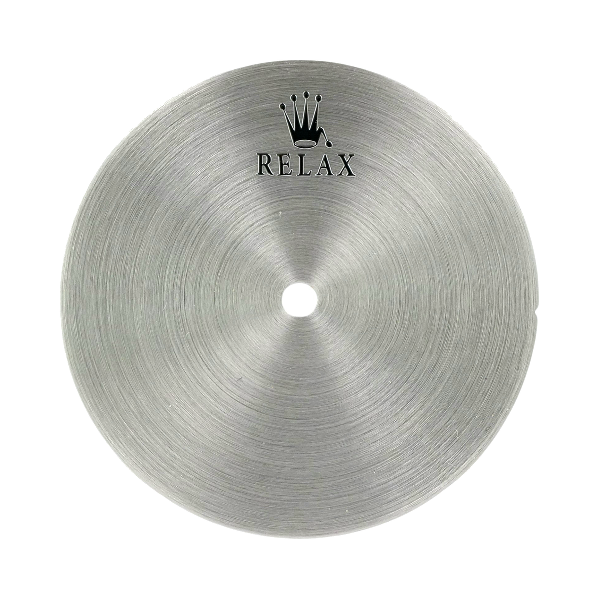 Relax No Date: Brushed Silver Radial