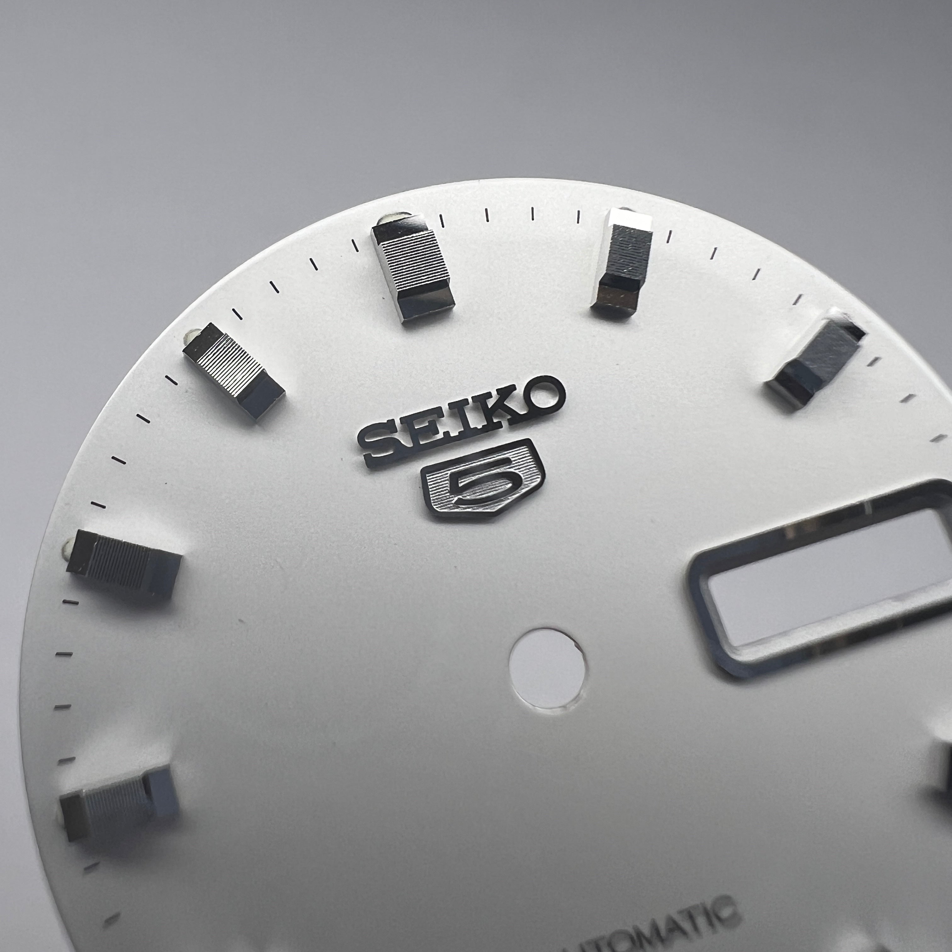 White - Seiko 5 OEM Dial