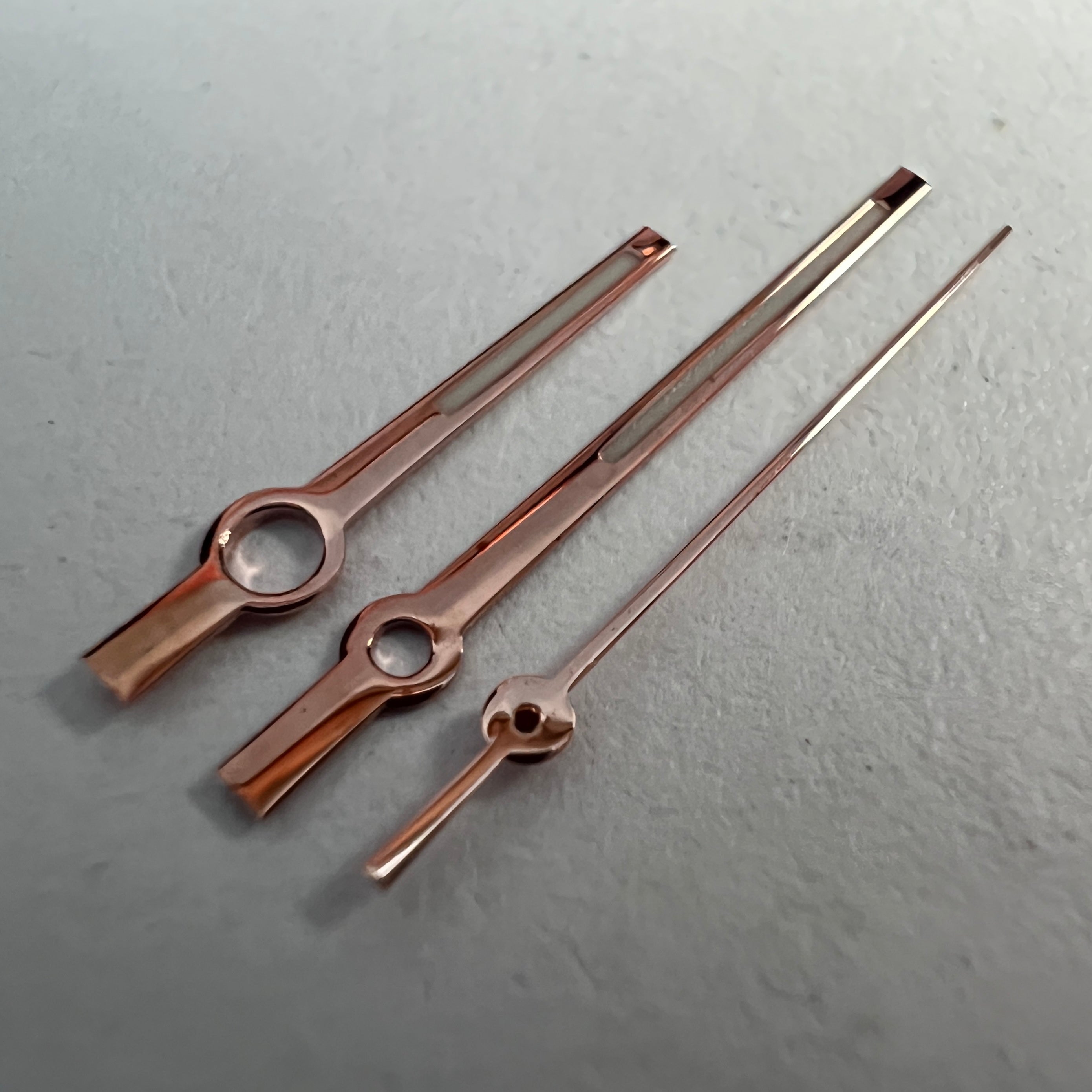 Slim Baton: Polished Rose Gold Hands