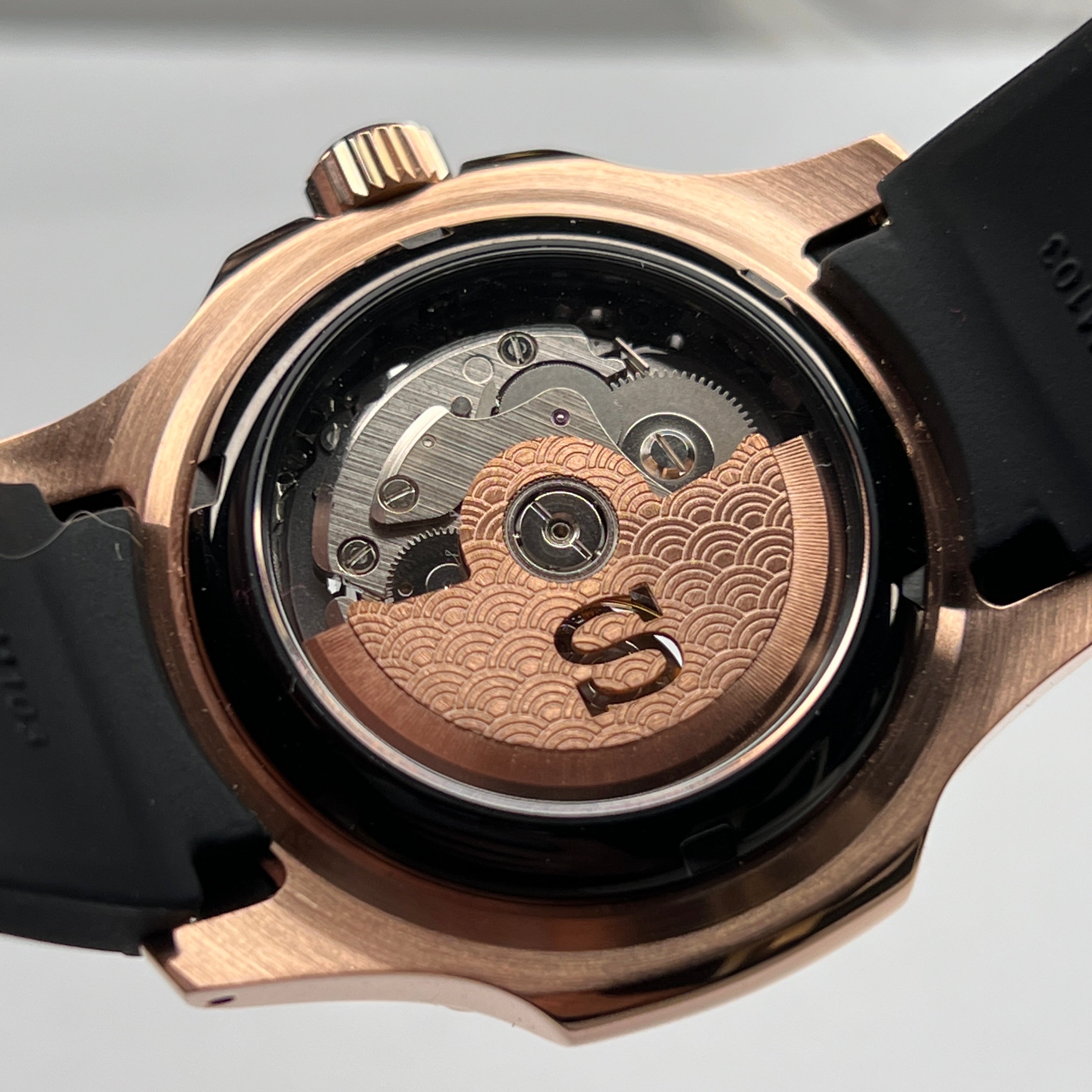 Rotor: Rose Gold Seigaiha