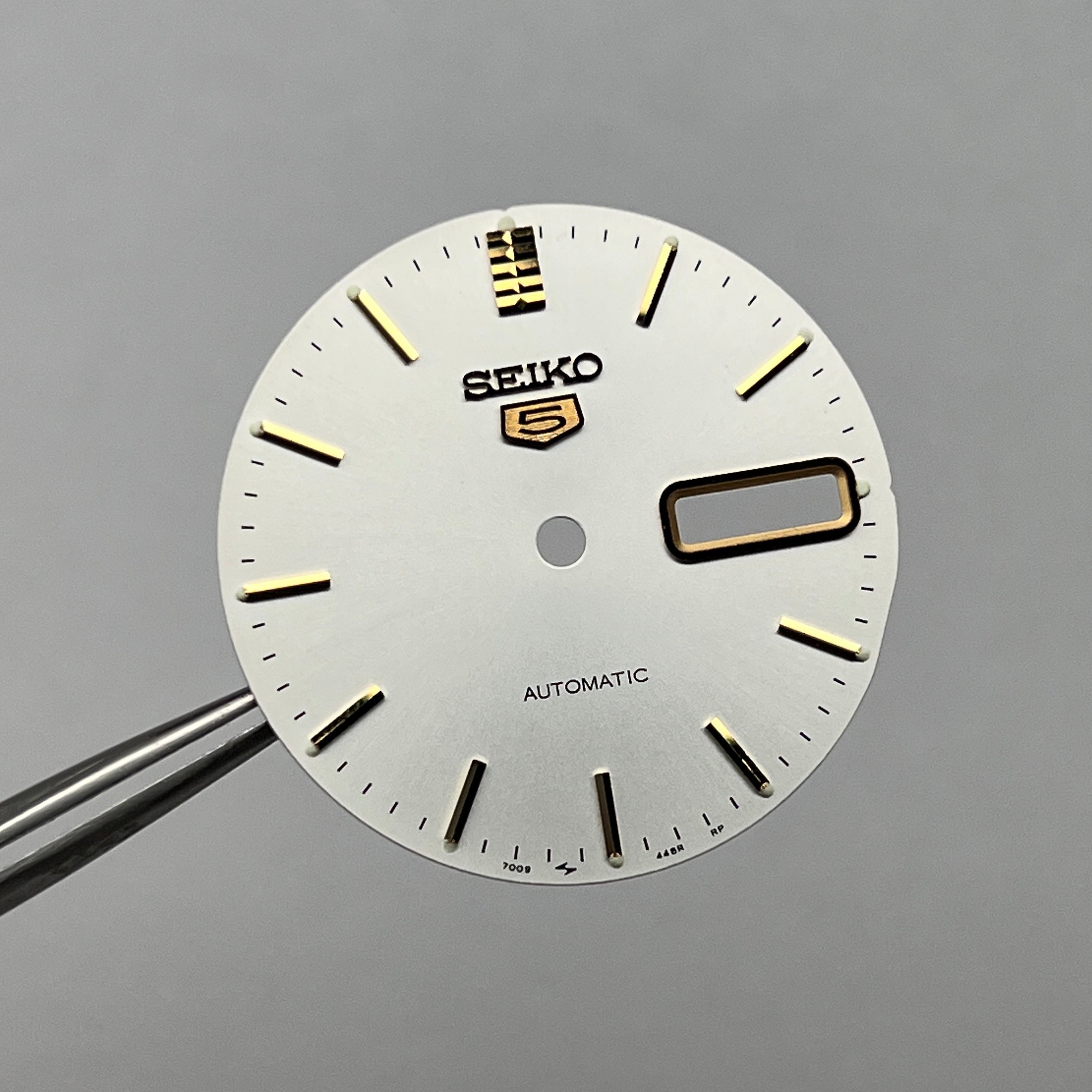 Silver - Seiko 5 OEM Dial