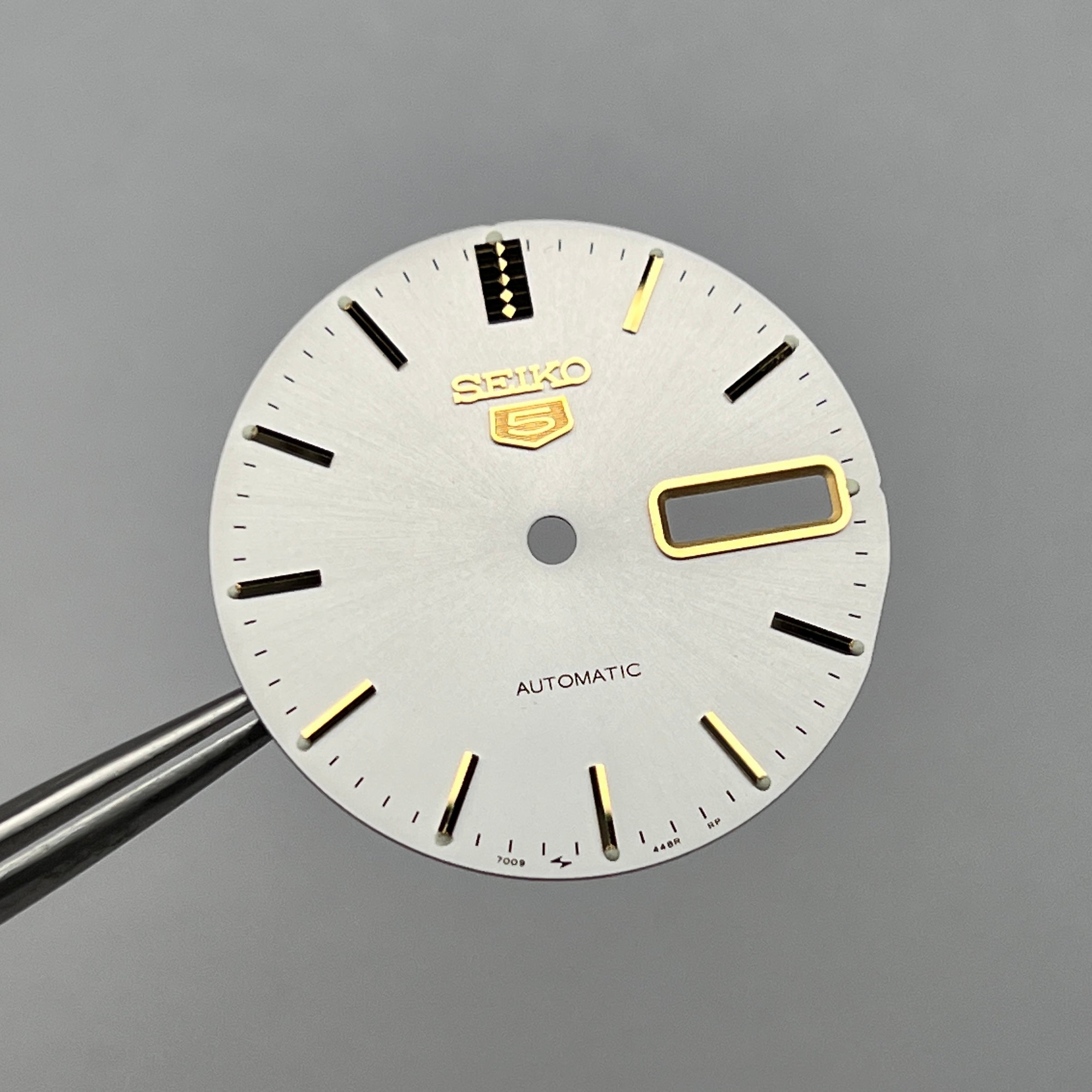 Silver - Seiko 5 OEM Dial